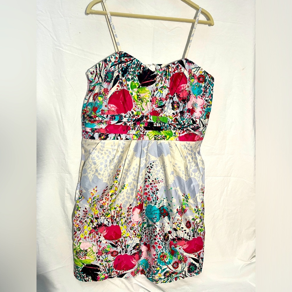 Spaghetti strap floral dress